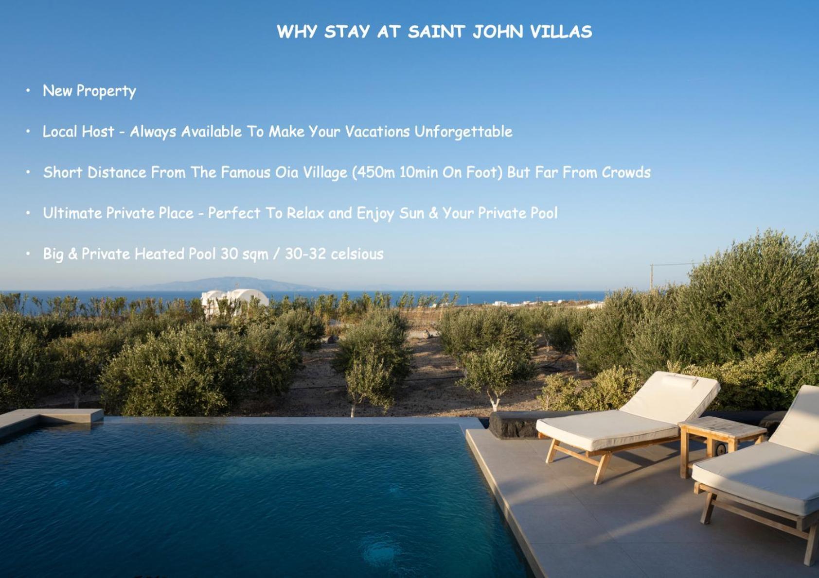 Saint John Oia-Exclusive Private Heated Pool Villas ภายนอก รูปภาพ